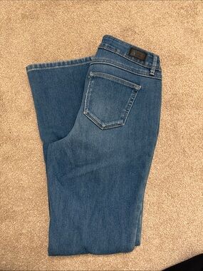 Natural Reflections Women's Straight Leg Blue Denim Jeans